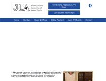 Tablet Screenshot of jlanassau.org